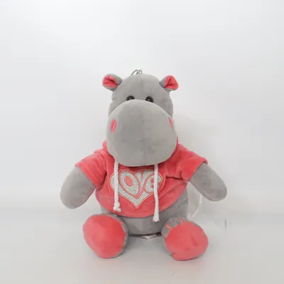 Soft toy (Gray, Red) from Morgenroth Plüsch GmbH Polyester