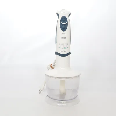 Mixeur plongeant (Blanc, Bleu) de Braun