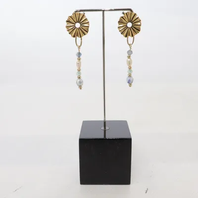 Örhängen (Guldfärgad, Flerfärgad) Okänd metall