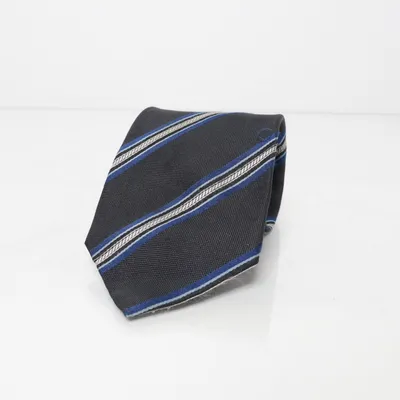 Tie (Black, Blue, Gray) from Atlas Design Silk