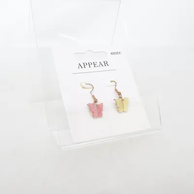 Earrings (Pink, Yellow, Multicolored) from Appear Unknown metal