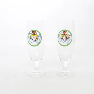 Beer glass (Transparent, Multicolored) from Kosta Boda