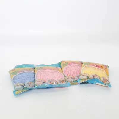 Perles en plastique (Rose, Bleu, Jaune) de Hama