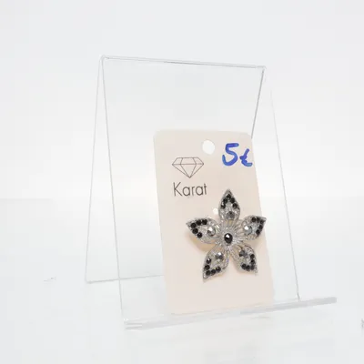 Broche (Zilver, Zwart) van Karat Collection Onbekend materiaal