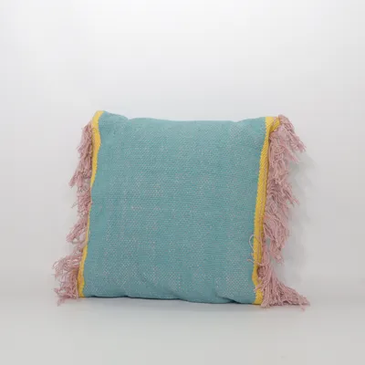 Coussin décoratif (Turquoise, Jaune, Rose)