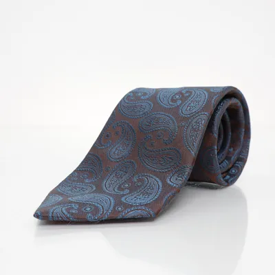 Tie (Blue, Black) from Olymp Silk