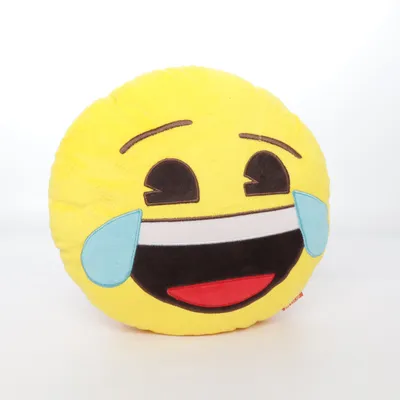 Cushion (Yellow, Multicolored) from Emoji