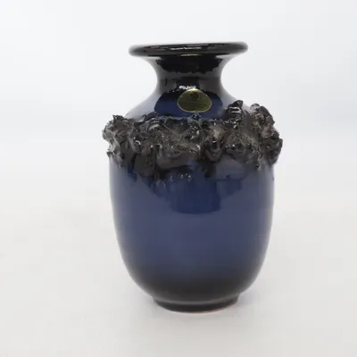Vaas (Blauw, Zwart) van Lava