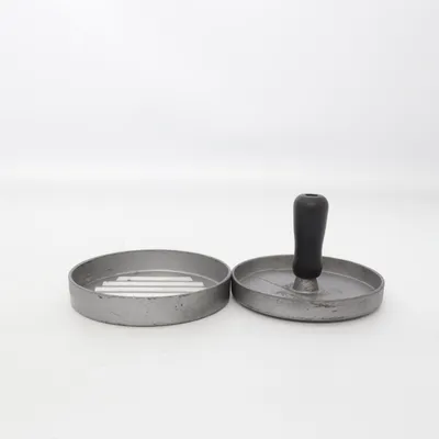 Hamburger press (Silver, Black)