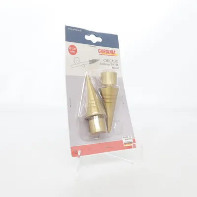 Curtain rod knobs (Chicago) from Gardinia