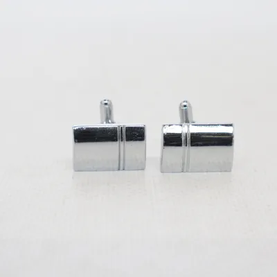 Manschettknappar (Silverfärgad) Okänd metall