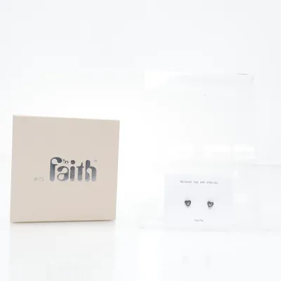 Oorbellen (Zwart) van Faith Roestvrij staal