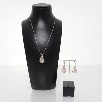 Sieradenset (Goud, Roze) Onbekend materiaal
