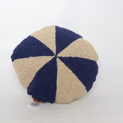 Prydnadskudde (Blå, Beige) från Ferm Living Ekologisk bomull, Återvunnen polyester