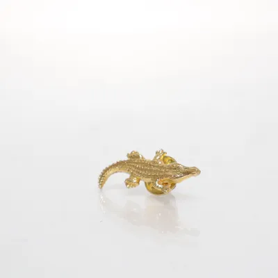 Brooch (Yellow) Unknown metal