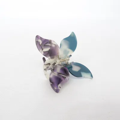 Pince à cheveux (Bleu, Violet, Blanc)