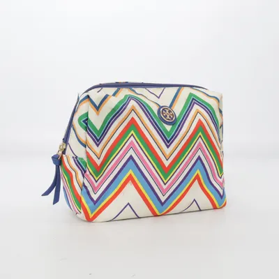 Toilet bag (White, Multicolored) from Tory Burch