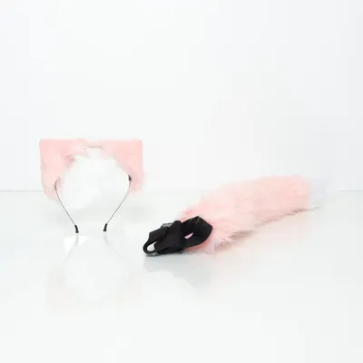 Maskeradkläder (Vit, Rosa)