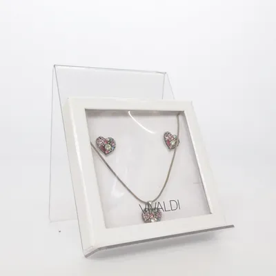 Jewelry set (Silver, Multicolored) from Vivaldi Unknown metal