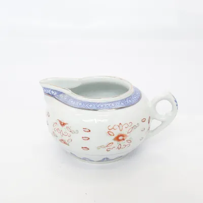 Gräddkanna (Vit, Blå, Röd)