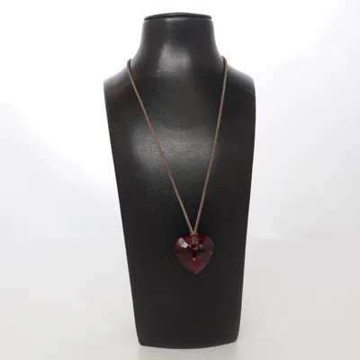 Ketting (Rood, Bruin) van Swarovski Onbekend materiaal