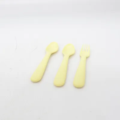 Children's cutlery (Yellow) from IKEA