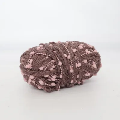Garn (Brun, Pink)