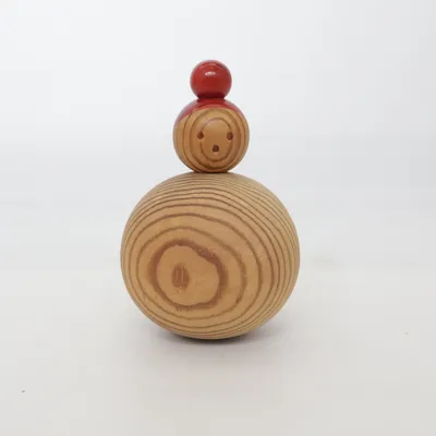 Figurine en porcelaine (Marron, Rouge)