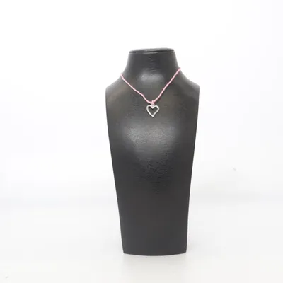Necklace (Pink, Silver) Unknown metal