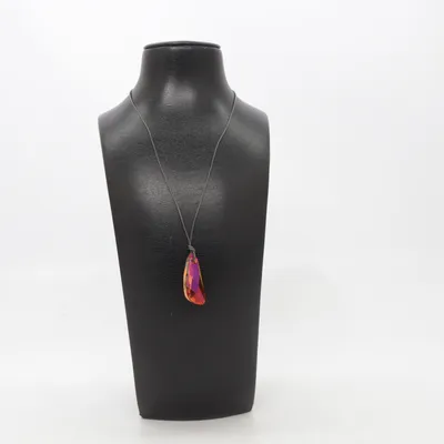 Necklace (Orange) from Swarovski Unknown metal