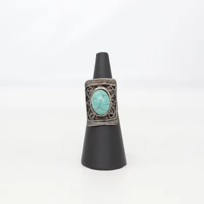 Ring (Turquoise, Silver) Unknown metal