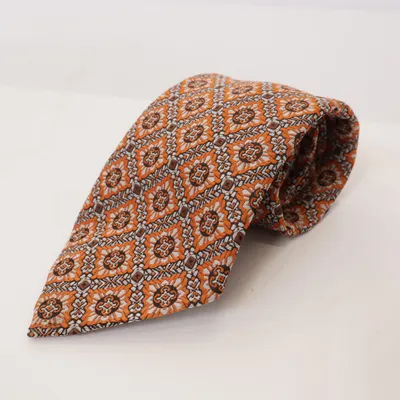 Cravate (Orange, Marron, Blanc) de Prince Polyester