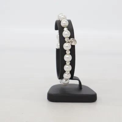Armband (Vit, Silverfärgad) från Lulu Okänd metall