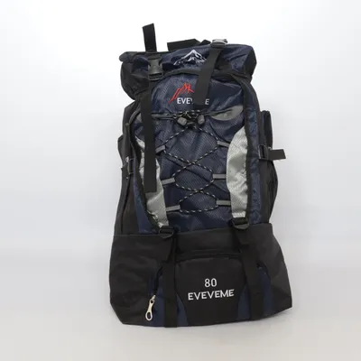 Wandelrugzak (Zwart, Blauw, Grijs) van Eveveme