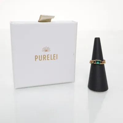 Ring (Gold, Green) from Purelei Unknown metal