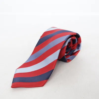 Stropdas (Rood, Blauw) van Peter Fitch Zijde