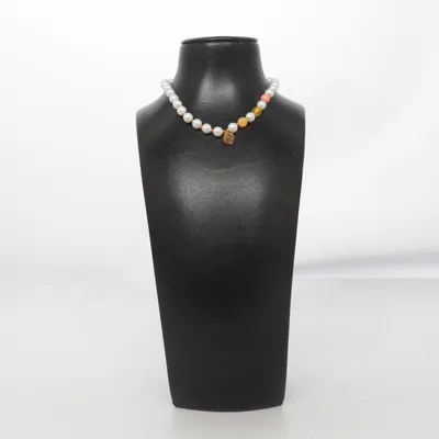 Collier (Blanc, Multicolore) Métal inconnu