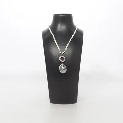Collier (Blanc, Argent) de Snö of Sweden Métal inconnu