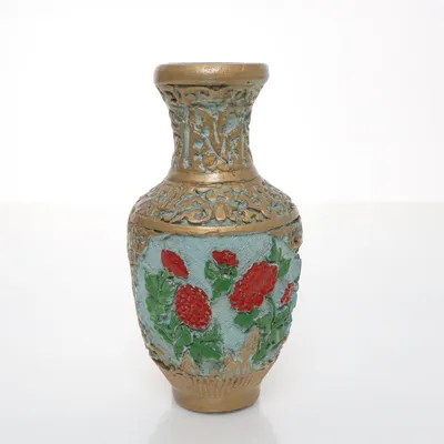 Vas (Guldfärgad, Blå)