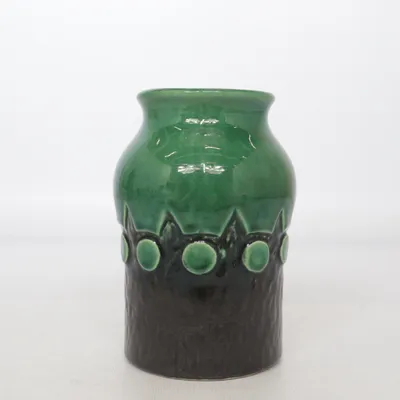 Vase (Green, Brown) from Jasba