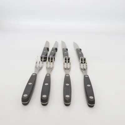 Couverts (Noir, Argent) de Rostfritt