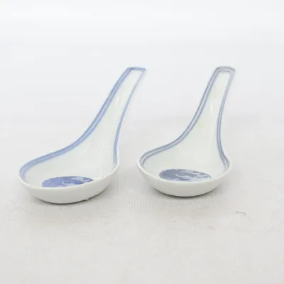 Cuillère (Blanc, Bleu)