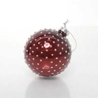 Christmas ornament (Red, White)