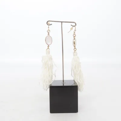 Boucles d'oreilles (Blanc, Rose) de Tranloev Métal inconnu