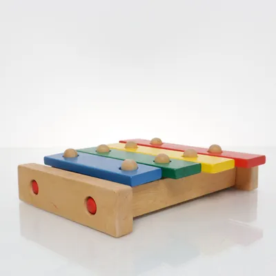 Xylofon (Röd, Flerfärgad) från Plan Toys