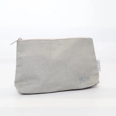 Necessär (Grå) från Vichy Polyester, Polyuretan