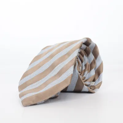 Stropdas (Bruin, Blauw) van Van Gils