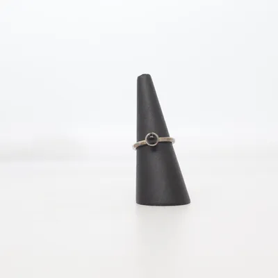 Ring (Silver, Black) Silver