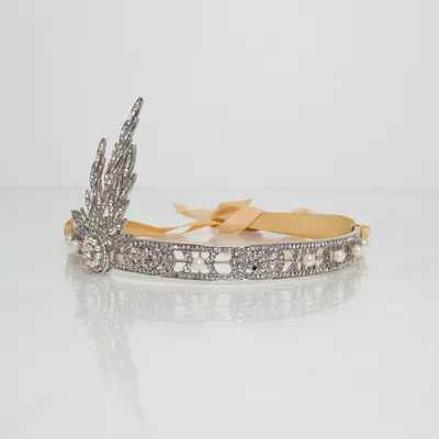 Kostuum accessoires (Zilver, Beige)