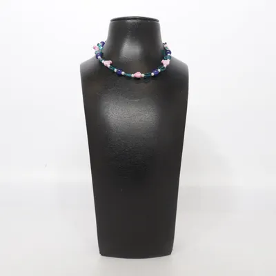 Collier (Bleu, Rose, Multicolore) Métal inconnu
